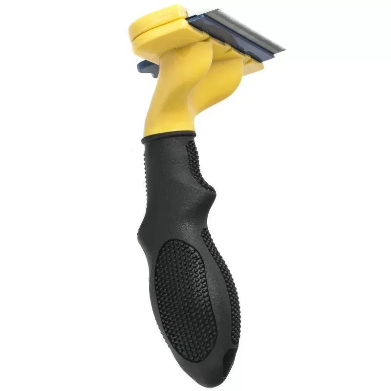 Фурмінатор для котів і собак FURminator для ефективного вичісування шерсті 4,5 см Жовтий (330834) (1702607)