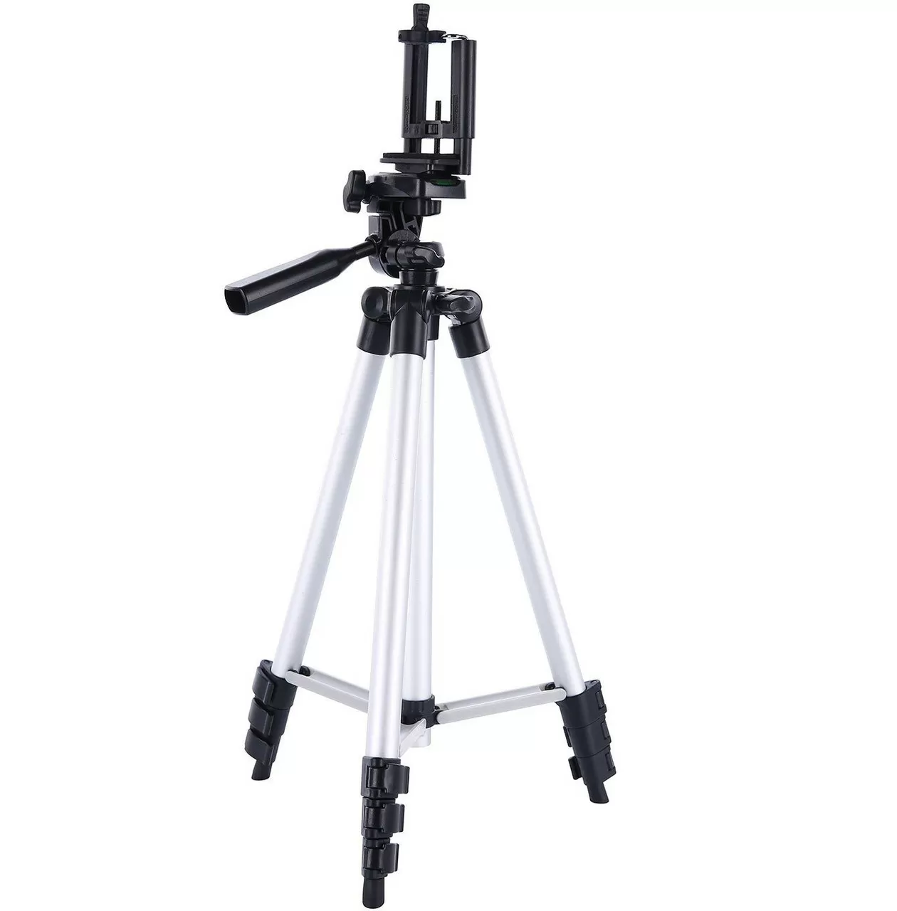 Штатив Tripod для смартфона, екшн-камери, фотоапарата 108 см Сріблясто-чорний (3110) (76268721)