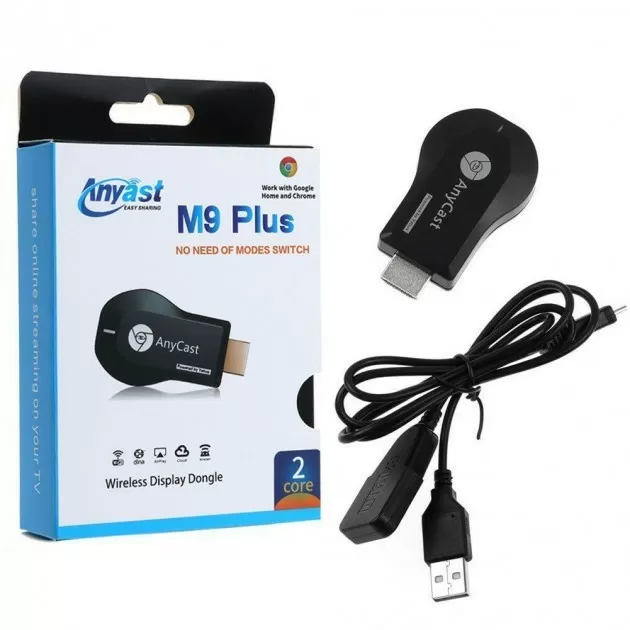 Беспроводной медиаплеер Anycast M9 WiFi ресивер для проекторов и ТV (46644) (91694155)