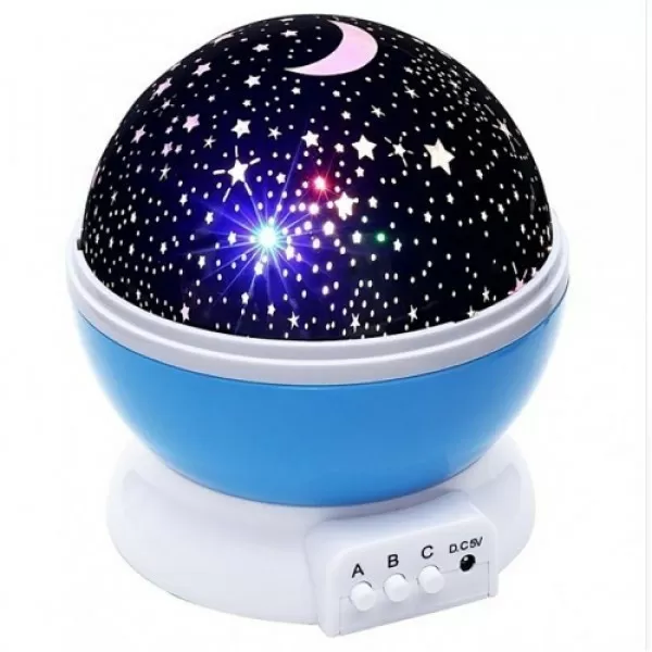 Ночник Star Master Dream проектор звездного неба шар  голубой (796663)