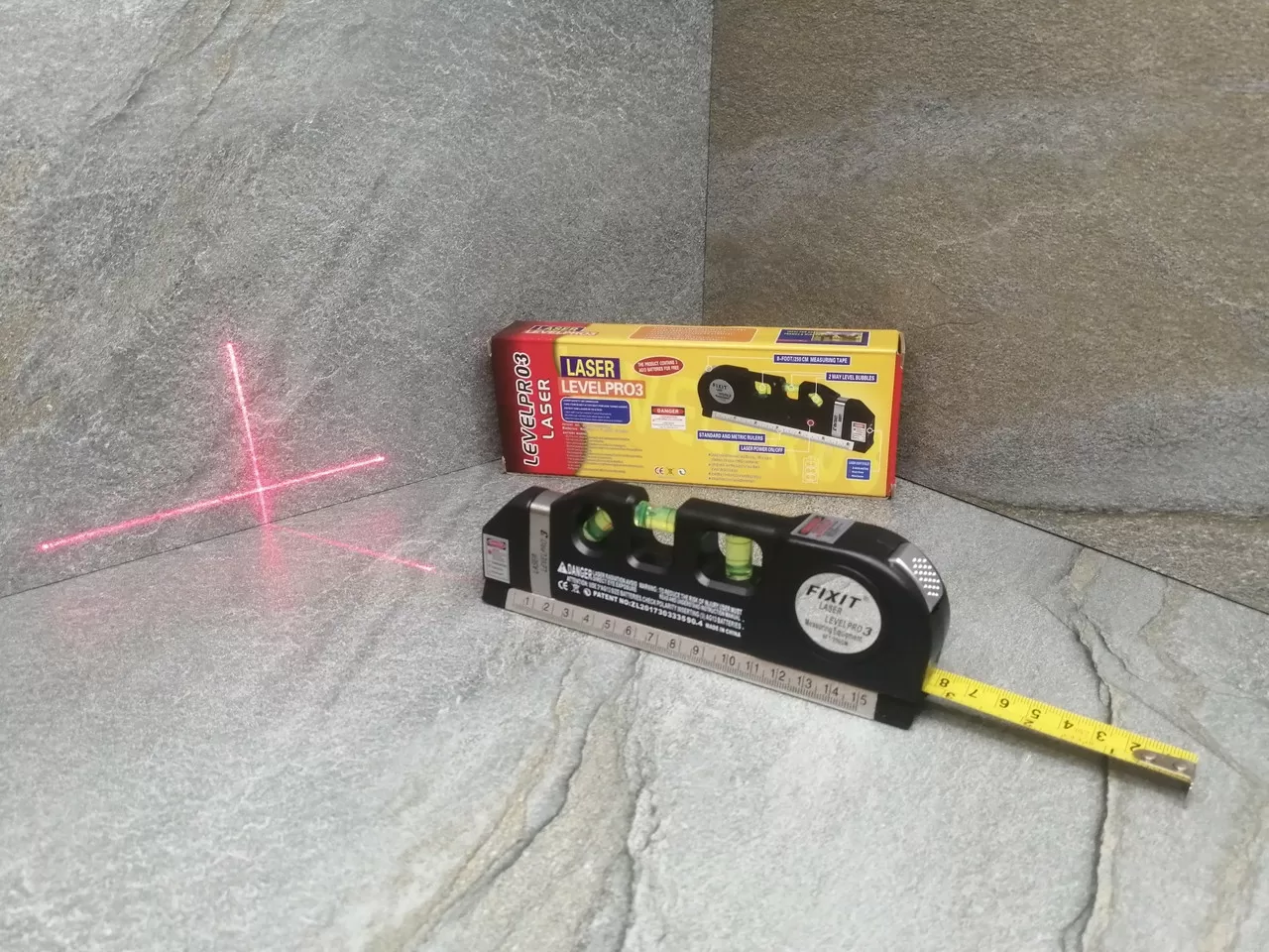 Лазерний рівень Laser Levelpro 3 З рулеткою (34665) (24598077)