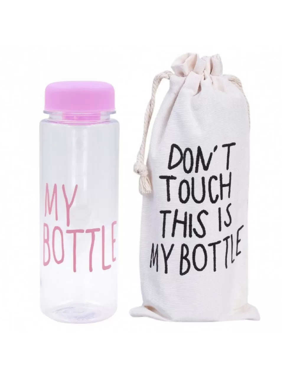 Пляшка для води My Bottle в чохлі РОЗОВА (359556) (72590728)