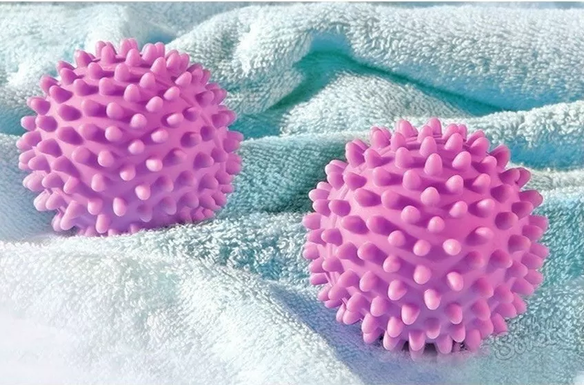 Шарики , мячики Dryer Balls для стирки белья 2 шт розовые (24220578) (92208256)