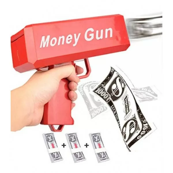 Money Gun грошовий пістолет, деньгомет із батарейками (754612) (1660103)