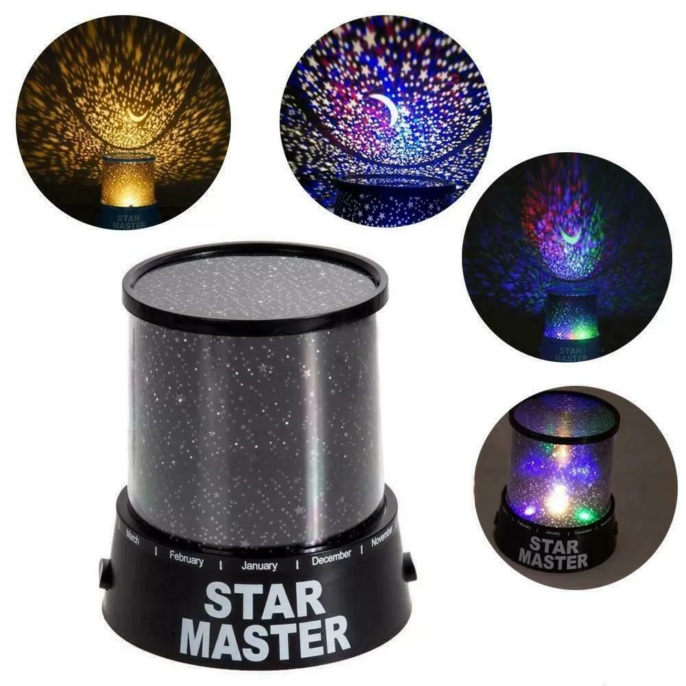 Світильник проєктор нічник Зоряне небо Star Master Стар Майстер з USB-кабелем (271905) (71597457)