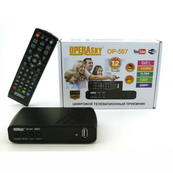 ТV тюнер ресивер T2 OPERAsky OP-507 (627285) (15652469)