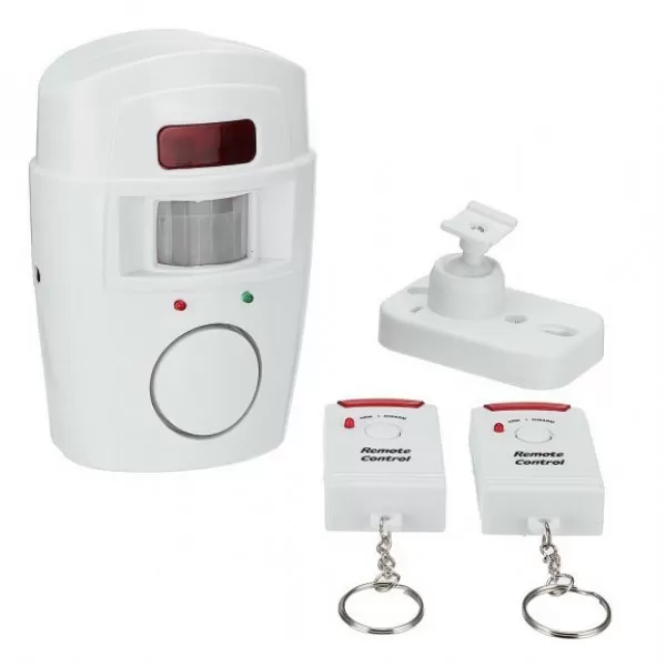 Автономна сенсорна бездротова сигналізація Sensor Alarm ART-105 з датчиком руху 2 брелоки Білий (97580078)