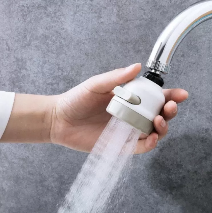 Економач води Water Saver NEW 360 градусів, насадка на кран аератор Білий (KG-2331) (587662) (48664703)