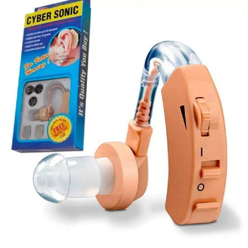 Слуховий апарат CyberSonic підсилювач слуху + 3 батарейки (ip2355) (516838) (295997) (89360470)