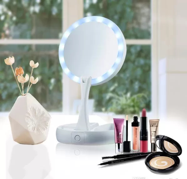 Складане дзеркало для макіяжу з Led-підсвіткою Magic MyFoldAway Mirror (464849) (4823177)