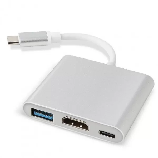 USB 3,1 Type-C до HDMI USB 3,0 багатопортовий адаптер док-станція (522290) (43667635)