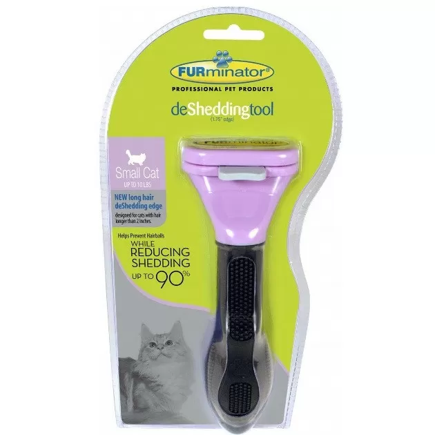 Фурмінатор для вичісування кішок з короткою шерстю DeShedding Tool розмір — 4,5 см FURminator (251578) (49588208)